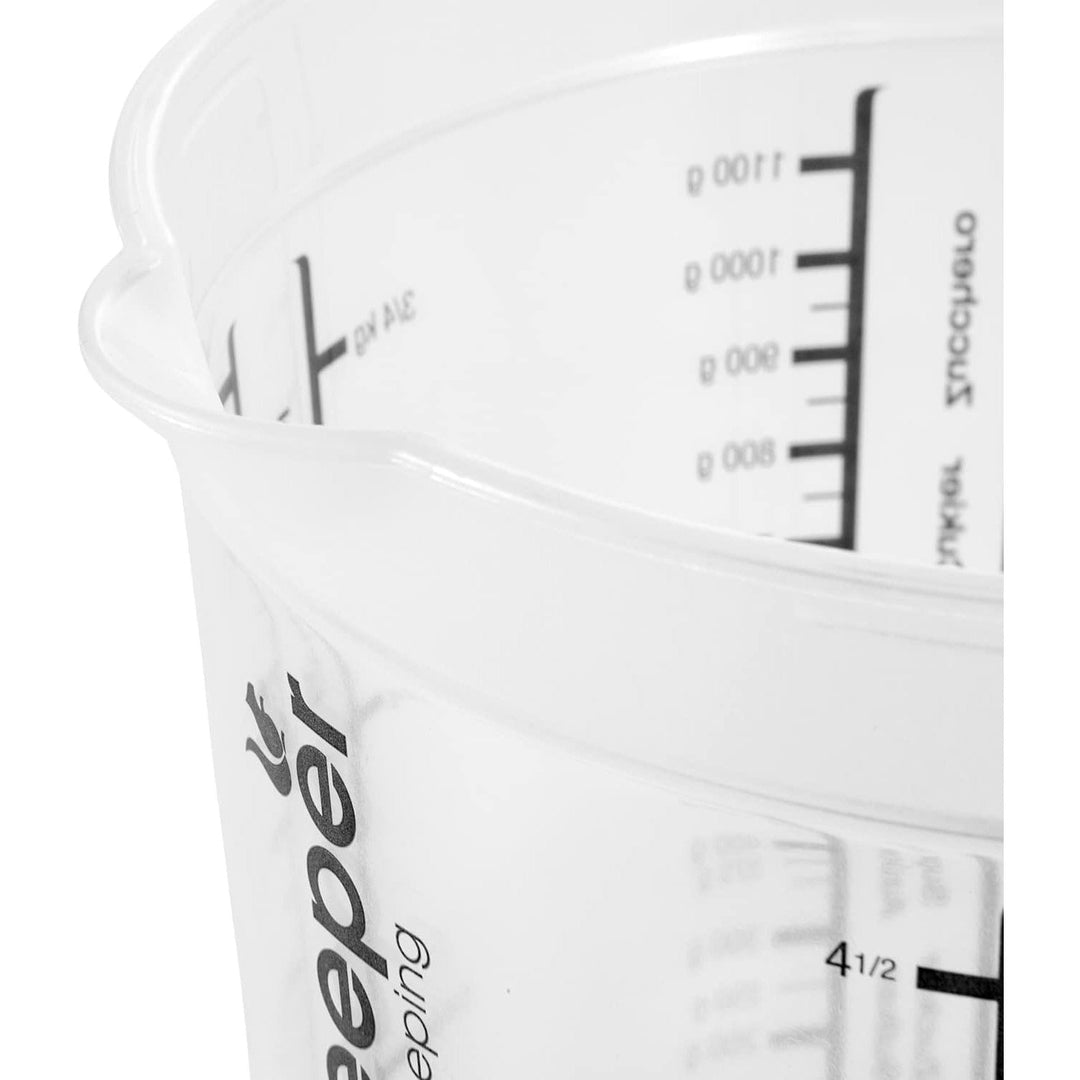 Keeeper målekande, skridsikker, med håndtag, 1 l, nordic grey, Masimmo