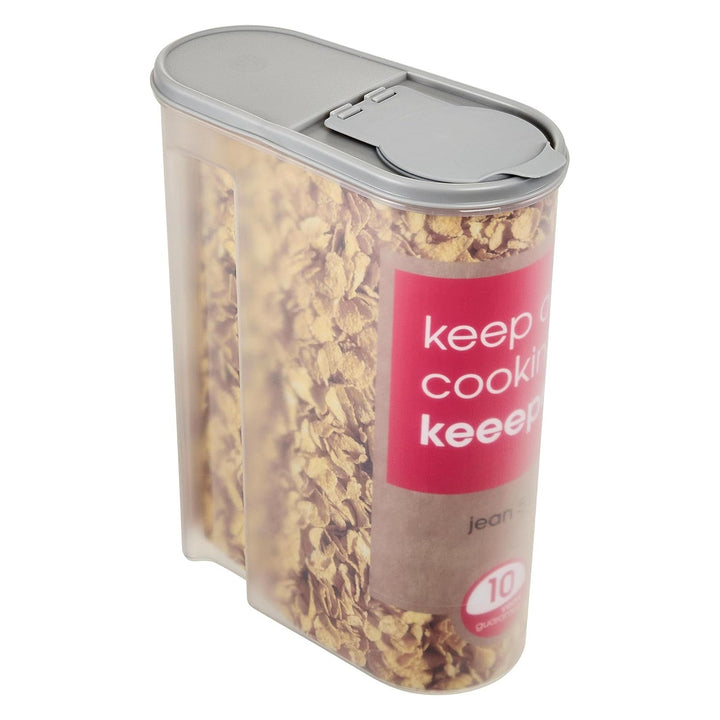 Keeeper morgenmadsbeholder, gennemsigtige sider, 5 l, Jean