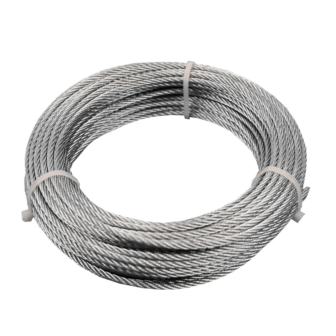 Stop Sun stålwire, galvaniseret, 3 mm/20 m, 6X7+FC, 3 ruller
