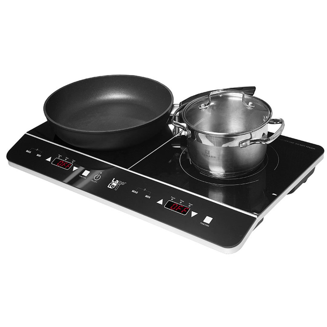 Lafe induktionskomfur, elektrisk, bærbar, 3500 W, dobbelt, CIY 002