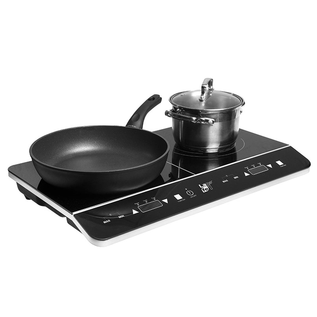 Lafe induktionskomfur, elektrisk, bærbar, 3500 W, dobbelt, CIY 002