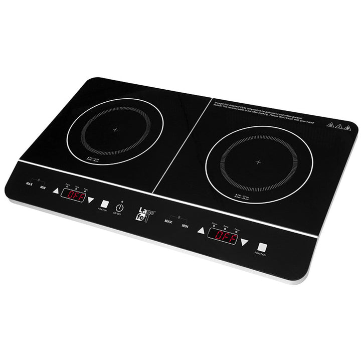 Lafe induktionskomfur, elektrisk, bærbar, 3500 W, dobbelt, CIY 002