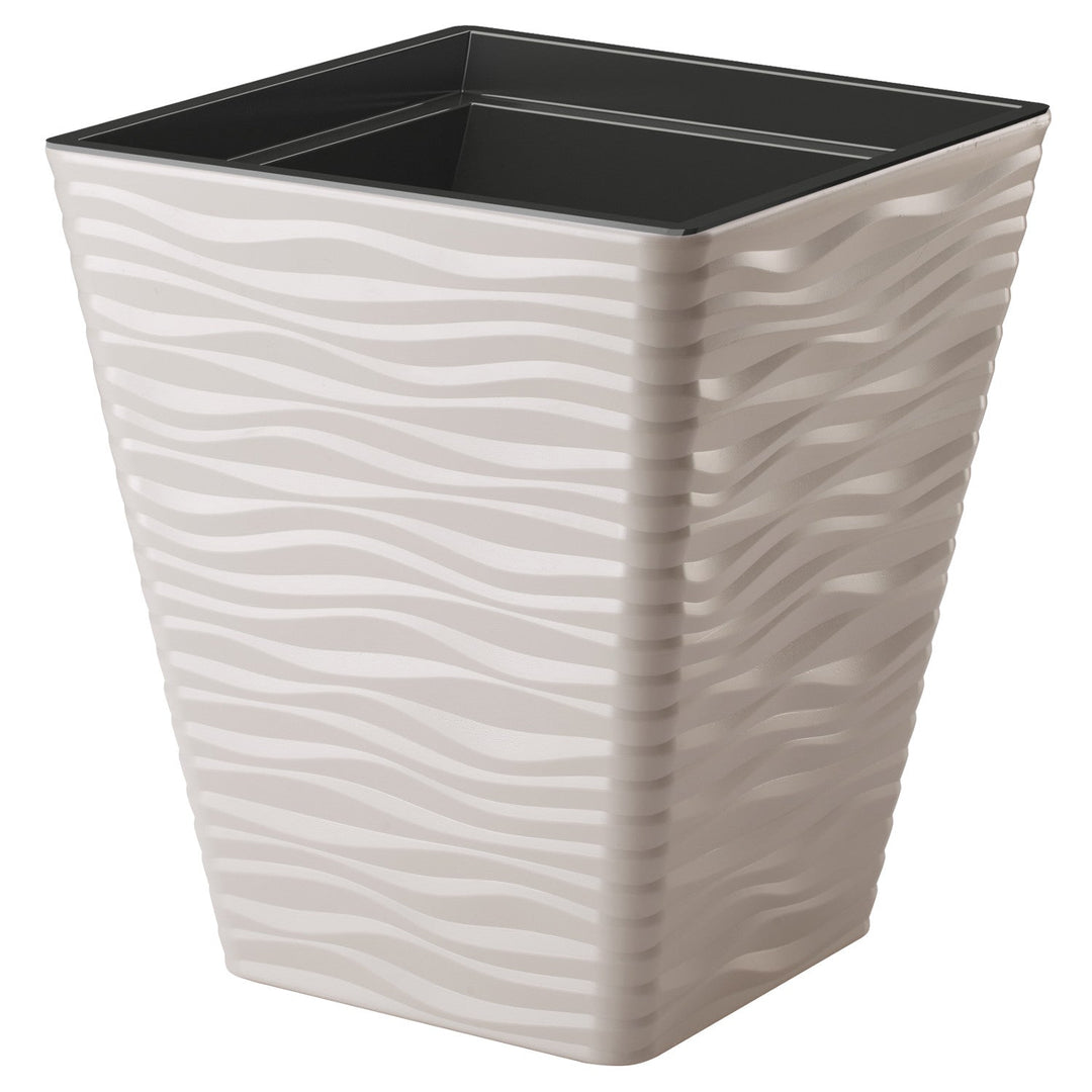 Form-Plastic-kappe, frostbestandig, med indsats, lysegrå, Sahara Dunes kvadratisk 40