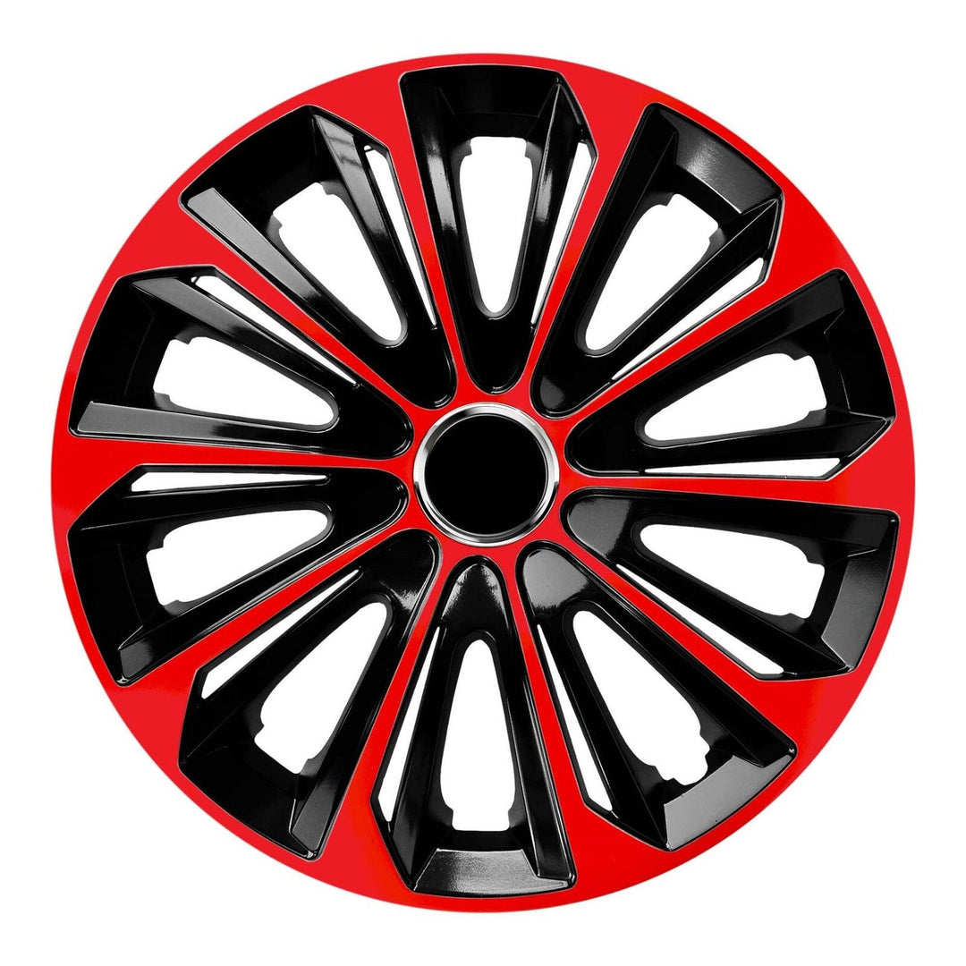 Universal hjulkapsler 14" NRM Extra Strong rød-sort 1 stk.