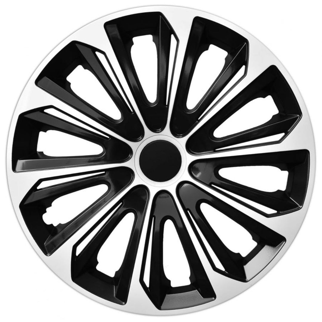 Universal hjulkapsler 15'' NRM Extra Strong hvid og sort 1 stk.
