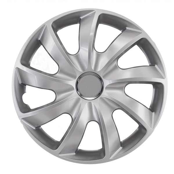 Universal hjulkapsler 15" NRM Stig sølv, trykmonteret, 1 stk.
