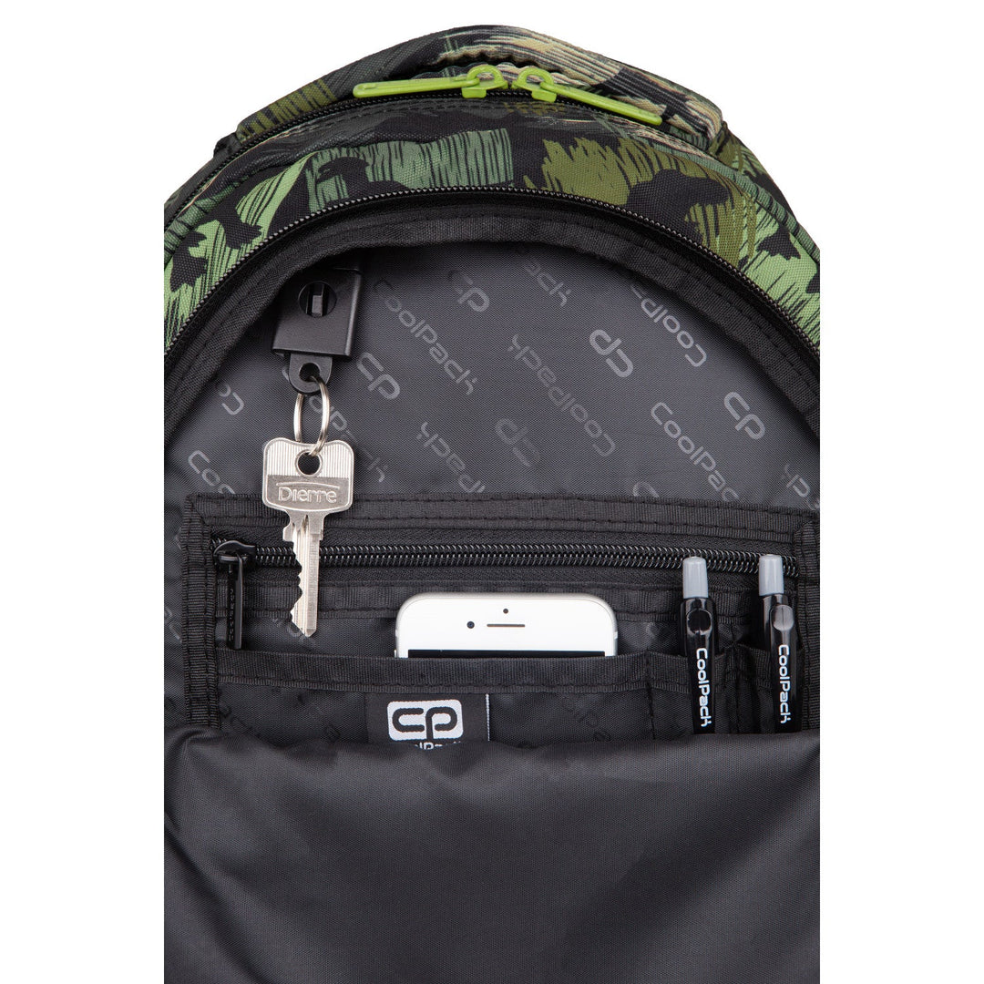 Coolpack ungdomsrygsæk, 3 rum, profileret ryg, Jerry Adventure Park