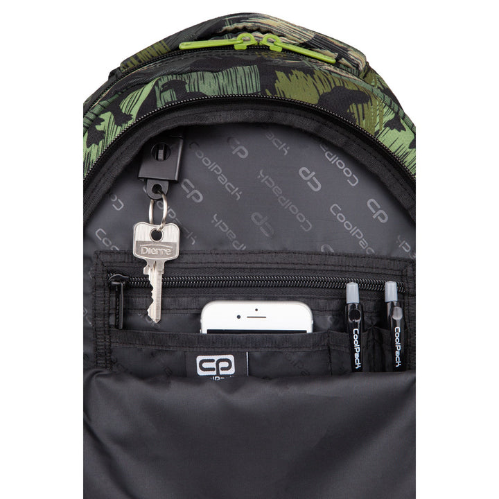 Coolpack ungdomsrygsæk, 3 rum, profileret ryg, Jerry Adventure Park