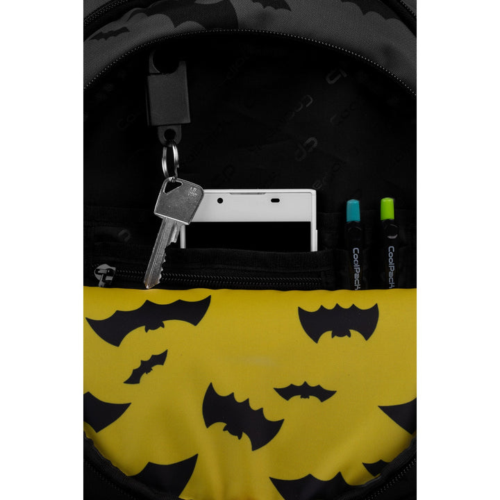 CoolPack Darker Night ungdomsrygsæk, rummelig, komfortabel F029680