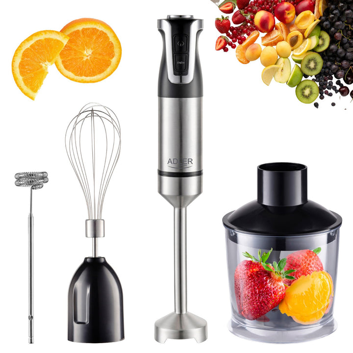 Adler håndblender, 20 hastigheder, 1800 W, Turbo-funktion, AD 4627