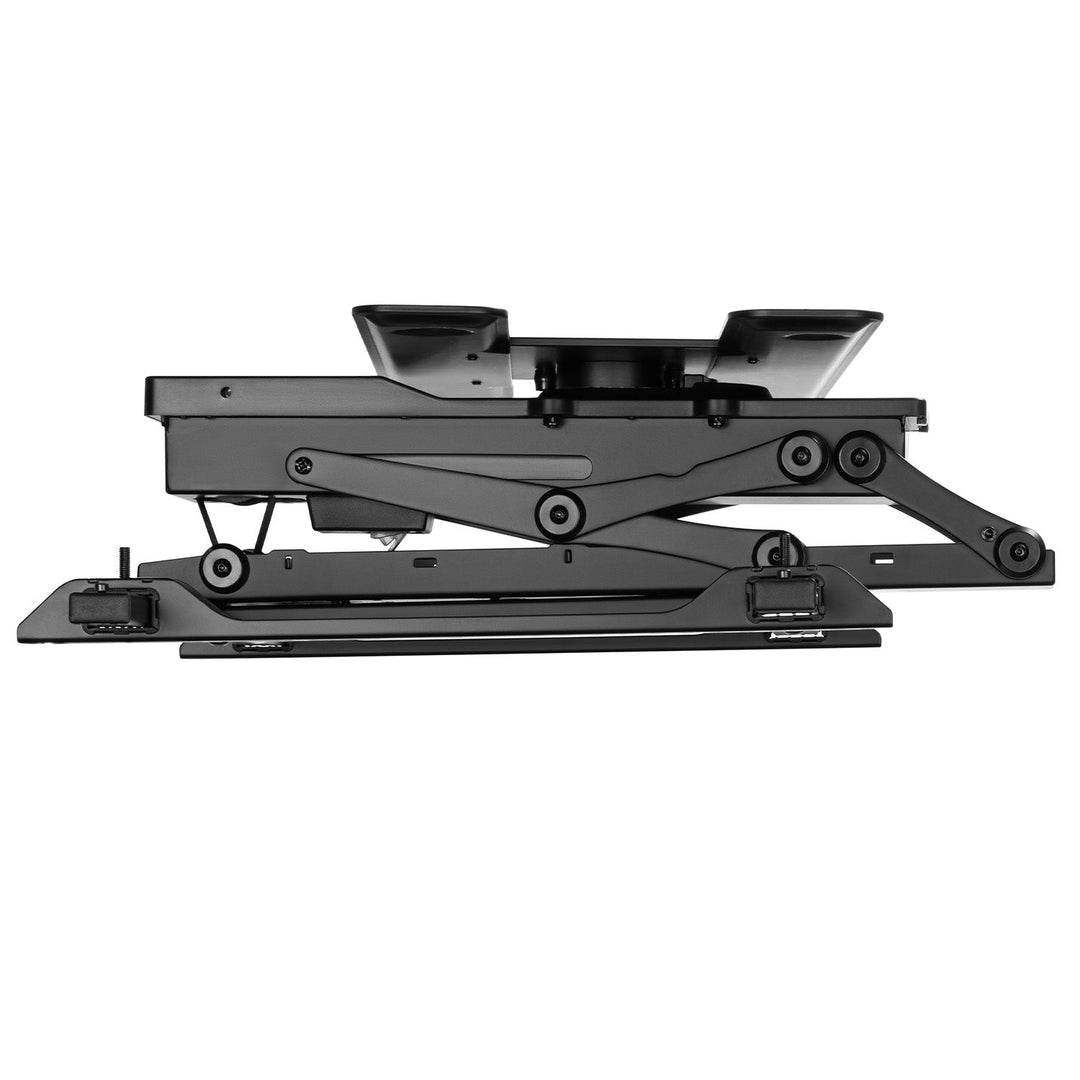 Maclean elektrisk loftbeslag til tv, TUYA-betjening, maks. VESA 600x400, 90° drejning, fjernbetjening, 32"-75", 35 kg, MC-490