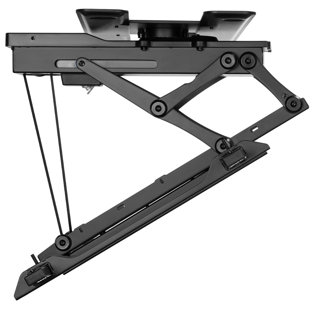 Maclean elektrisk loftbeslag til tv, TUYA-betjening, maks. VESA 600x400, 90° drejning, fjernbetjening, 32"-75", 35 kg, MC-490