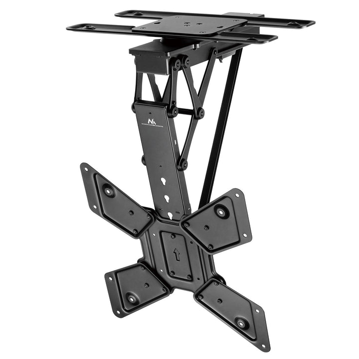 Maclean elektrisk loftbeslag til tv, TUYA-betjening, maks. VESA 600x400, 90° drejning, fjernbetjening, 23"-65", 30 kg, MC-491