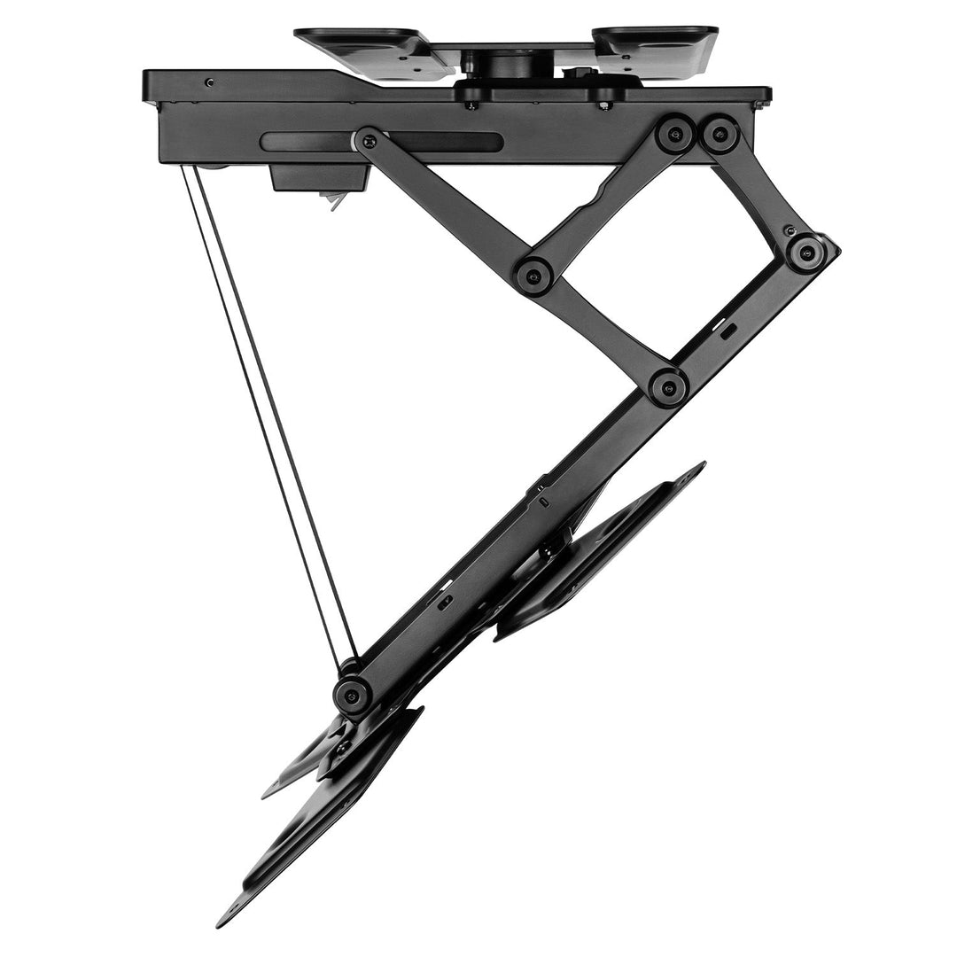 Maclean elektrisk loftbeslag til tv, TUYA-betjening, maks. VESA 600x400, 90° drejning, fjernbetjening, 23"-65", 30 kg, MC-491