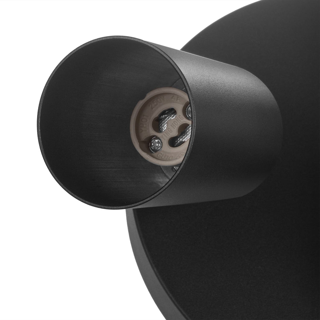 Maclean loftslampe, spotlampe, bevægelig, aluminium, 3xGU10, 55x100 mm, sort mat, MCE362 B