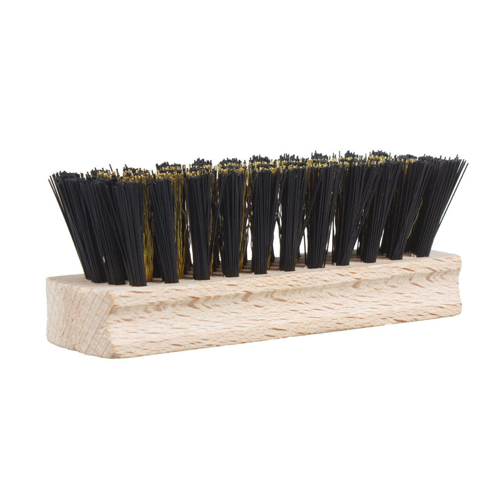 Suede brush, beech wood, brass wire-filled, 047/26