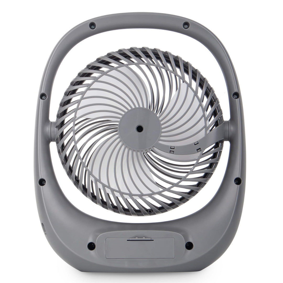 Blaupunkt ventilator, bærbar, 1800 mAh batteri, USB, 3 hastigheder, grå, APF301
