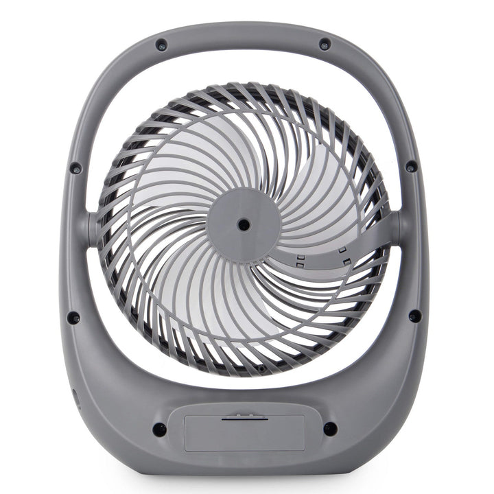 Blaupunkt ventilator, bærbar, 1800 mAh batteri, USB, 3 hastigheder, grå, APF301