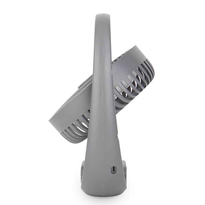 Blaupunkt ventilator, bærbar, 1800 mAh batteri, USB, 3 hastigheder, grå, APF301