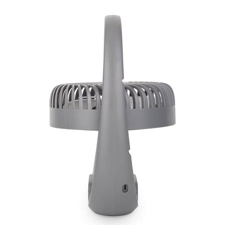 Blaupunkt ventilator, bærbar, 1800 mAh batteri, USB, 3 hastigheder, grå, APF301