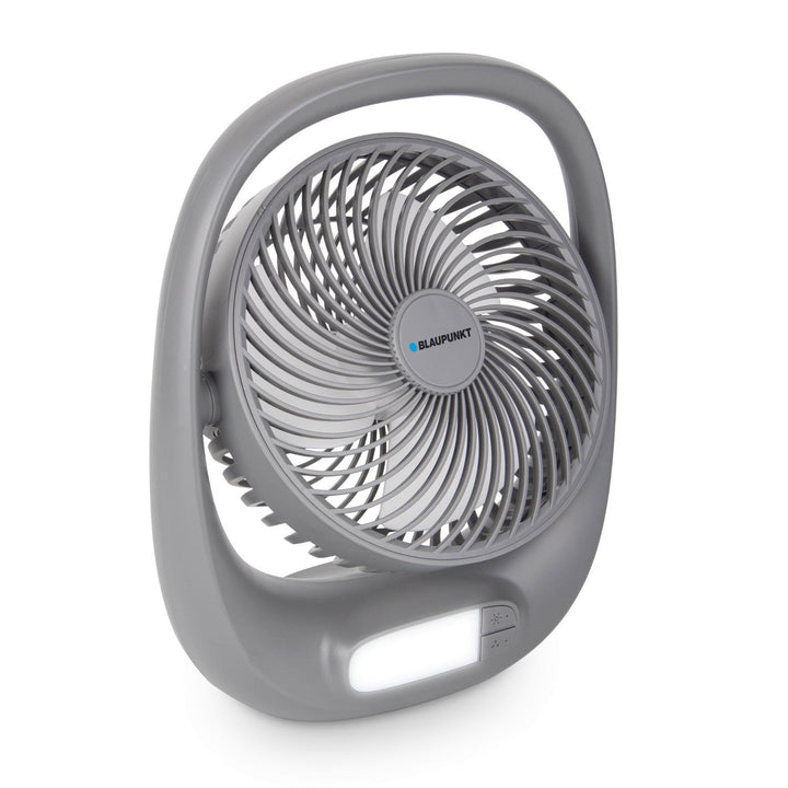 Blaupunkt ventilator, bærbar, 1800 mAh batteri, USB, 3 hastigheder, grå, APF301