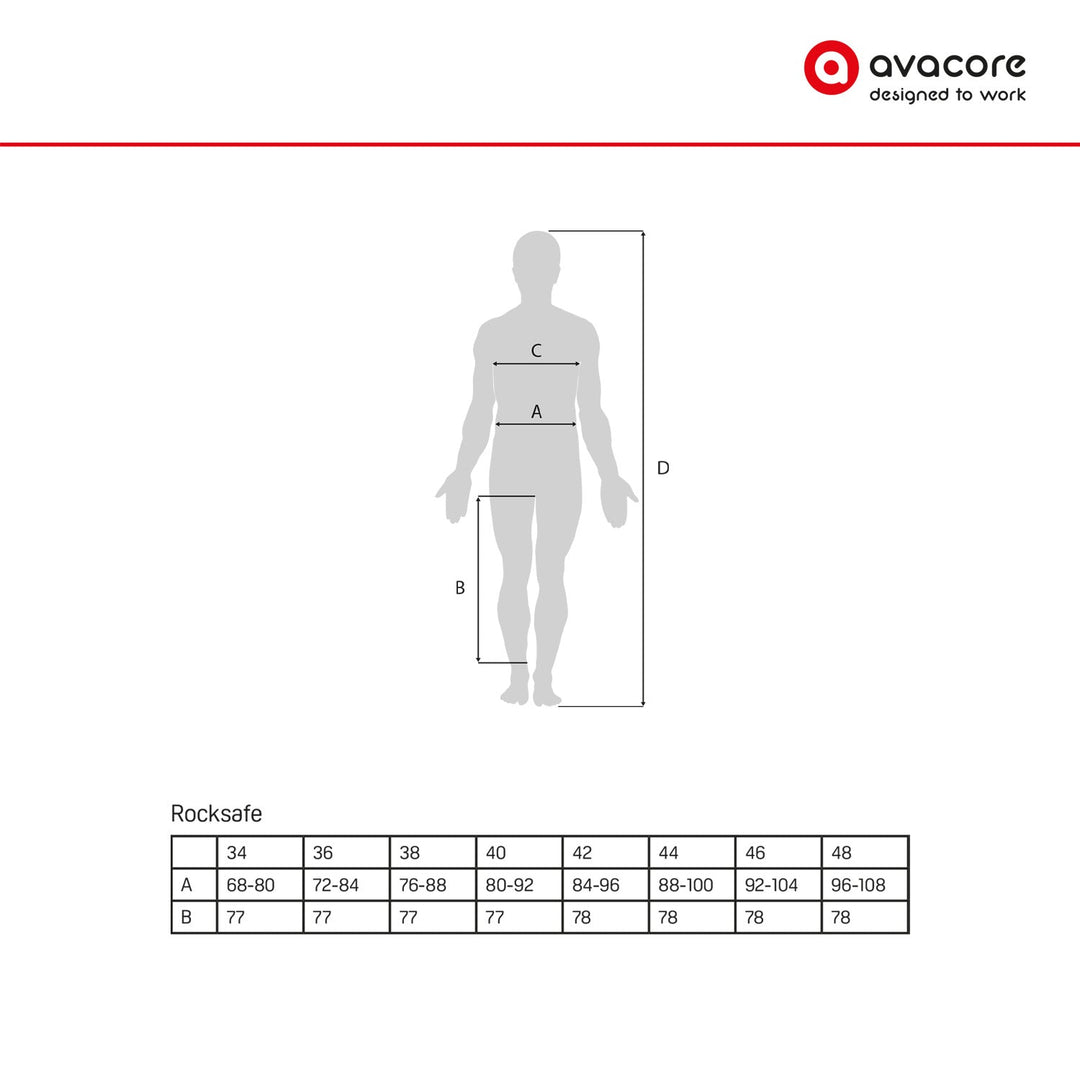 Avacore bukser, stretch, dame, størrelse 36, Rocksafe