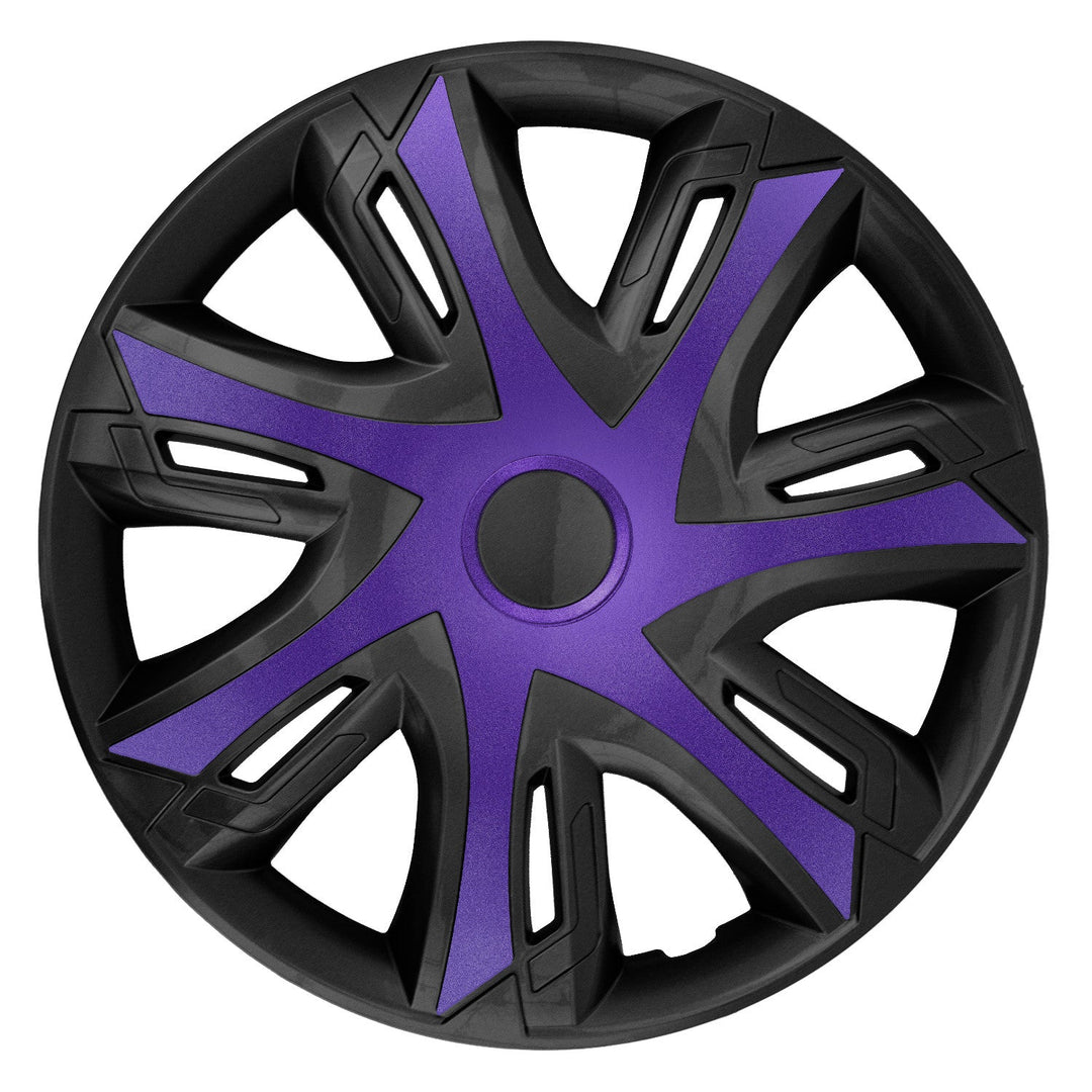 Universal hjulkapsler 16" NRM N-Power tofarvet lilla-sort 1 stk.