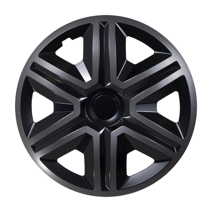 Universal hjulkapsler 15" NRM Action Doublecolor grafit-sort 1 stk.