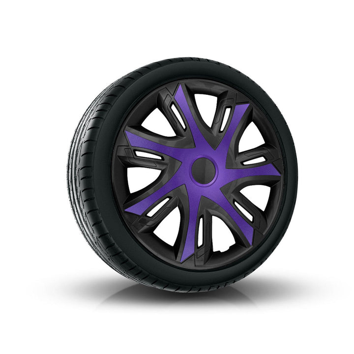 Universal hjulkapsler 15" NRM N-Power tofarvet sort-lilla 1 stk.