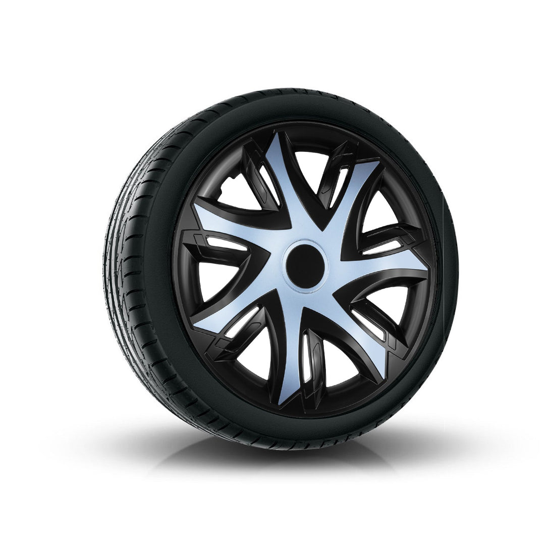 Universal hjulkapsler 16" NRM N-Power tofarvet sort-azurblå 1 stk.