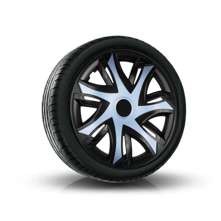 Universal hjulkapsler 16" NRM N-Power tofarvet sort-azurblå 1 stk.