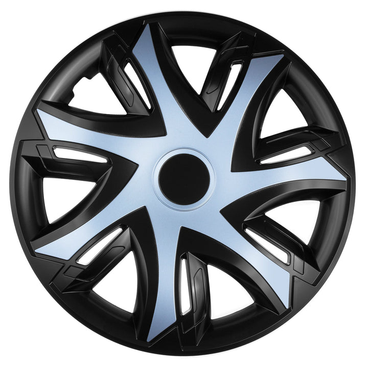 Universal hjulkapsler 16" NRM N-Power tofarvet sort-azurblå 1 stk.