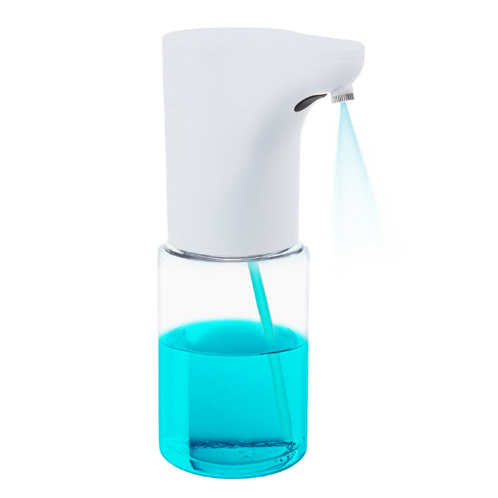Promedix automatisk dispenser, dispenserbeholder til flydende sæbe, desinfektionsmidler, 300 ml, 4xAA, hvid, PR-540 W