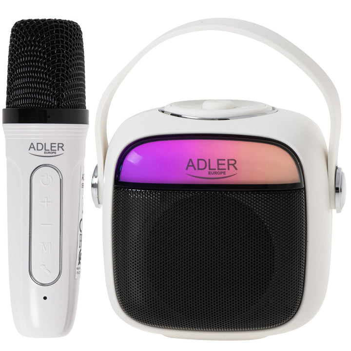 Adler trådløs højttaler, med mikrofon, til karaoke, Bluetooth, AD 1199 W