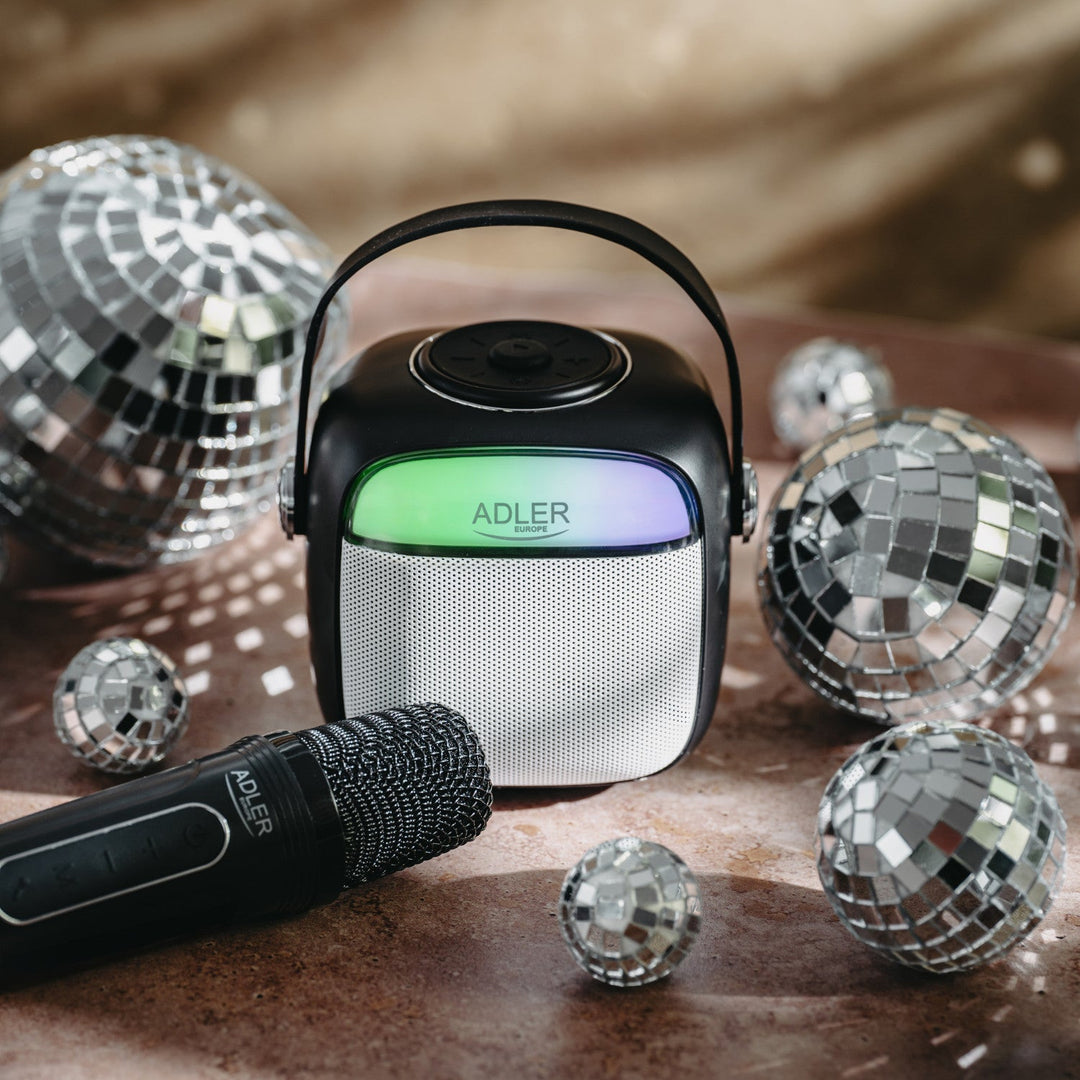 Adler trådløs højttaler, med mikrofon, til karaoke, Bluetooth, AD 1199 B