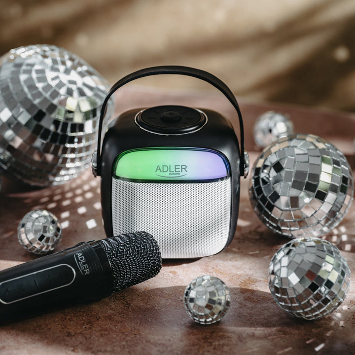 Adler trådløs højttaler, med mikrofon, til karaoke, Bluetooth, AD 1199 B