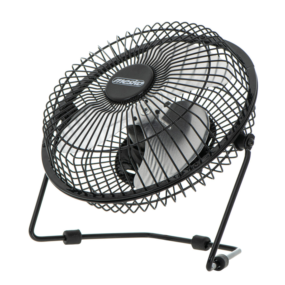 Mesko bordventilator, diameter 15 cm, USB-strømforsyning, lodret svingning, MS 7322