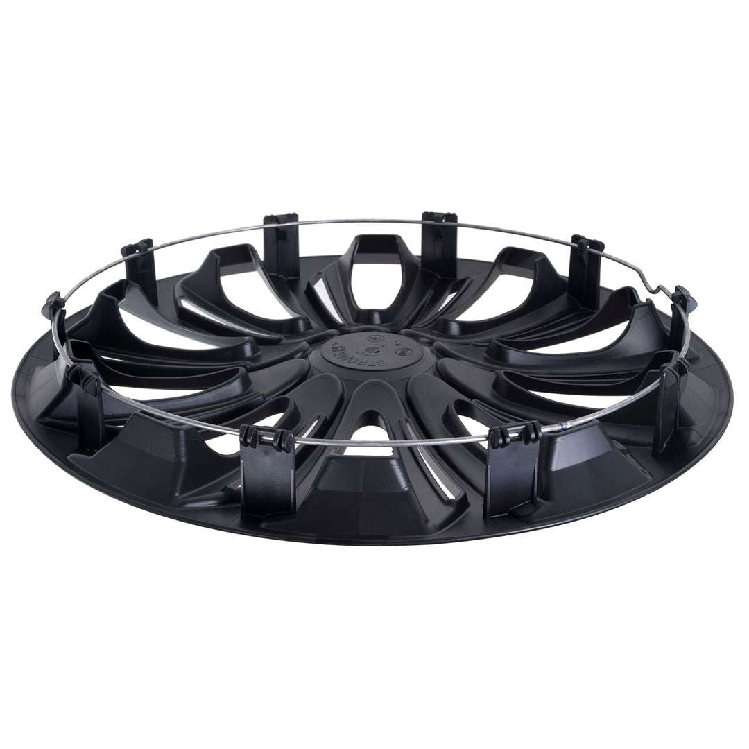 Universal hjulkapsler 15'' NRM Strong sort mat 1 stk.