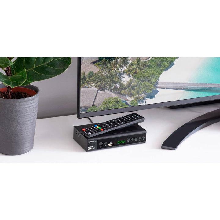 Tuner-dekoder DVB-T2 H.265 HEVC KrugerMatz KM0550D EPG PVR Timeshift