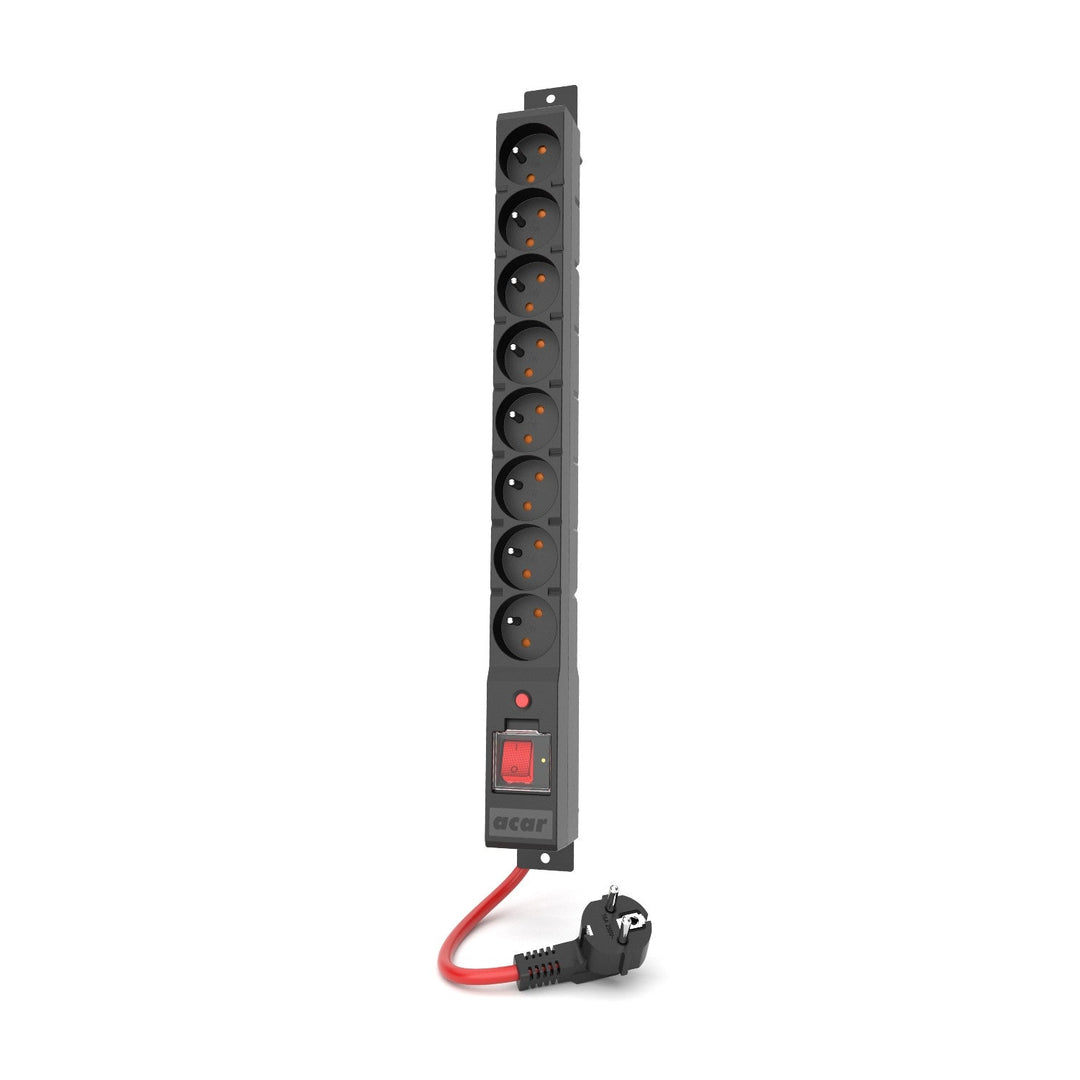 Acar overspændingsbeskyttelse, 16 A, 3680 W, 3 m, sort, R8 POWER