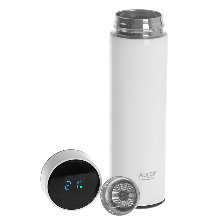 Adler termokande, LED-berøringsskærm, kapacitet 473 ml, farve hvid, AD 4506