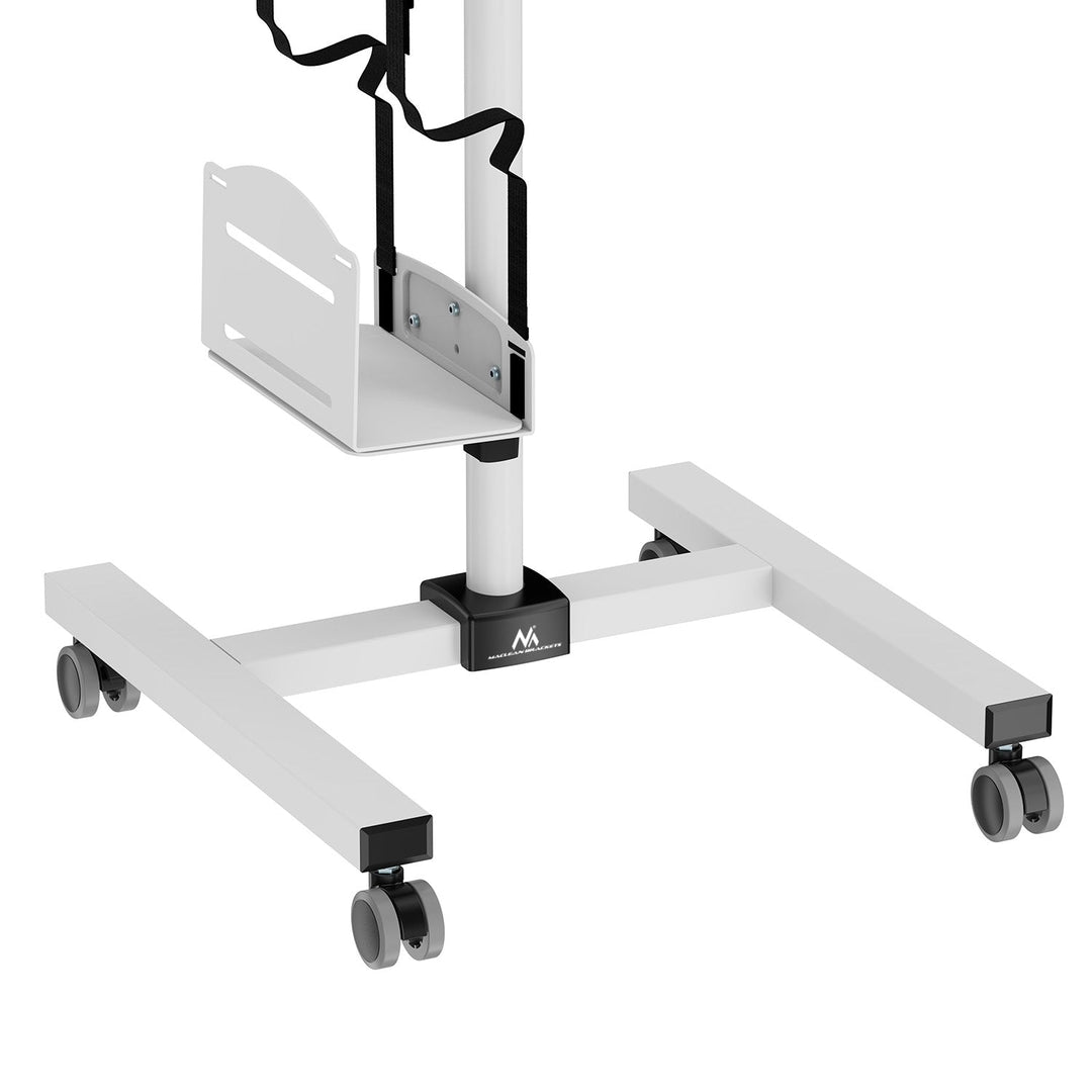 Maclean professionel standvogn, mobil computerstation på hjul, maks. 17"-32", maks. 20 kg, MC-793