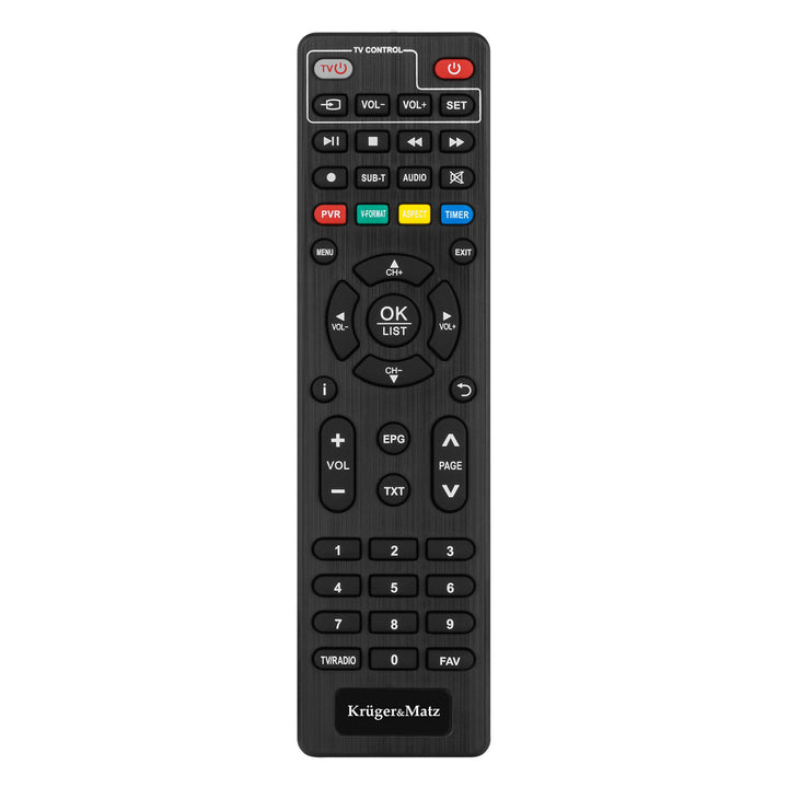 Tuner-dekoder DVB-T2 KM0550D H.265 HEVC EPG PVR Timeshift Kruger&Matz