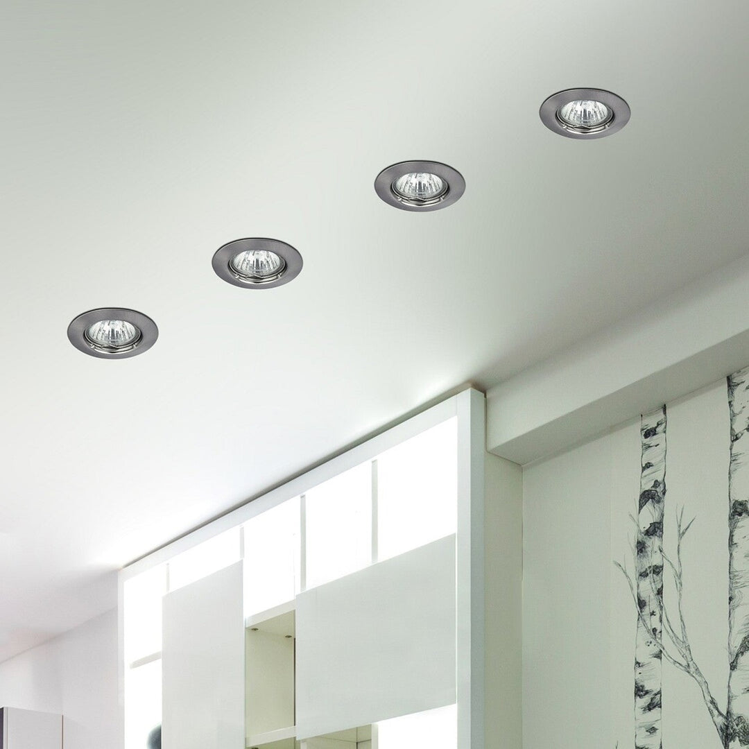 Rabalux indbygget armatur, IP20, satin krom, GU5.3, 12V, Spot Relight