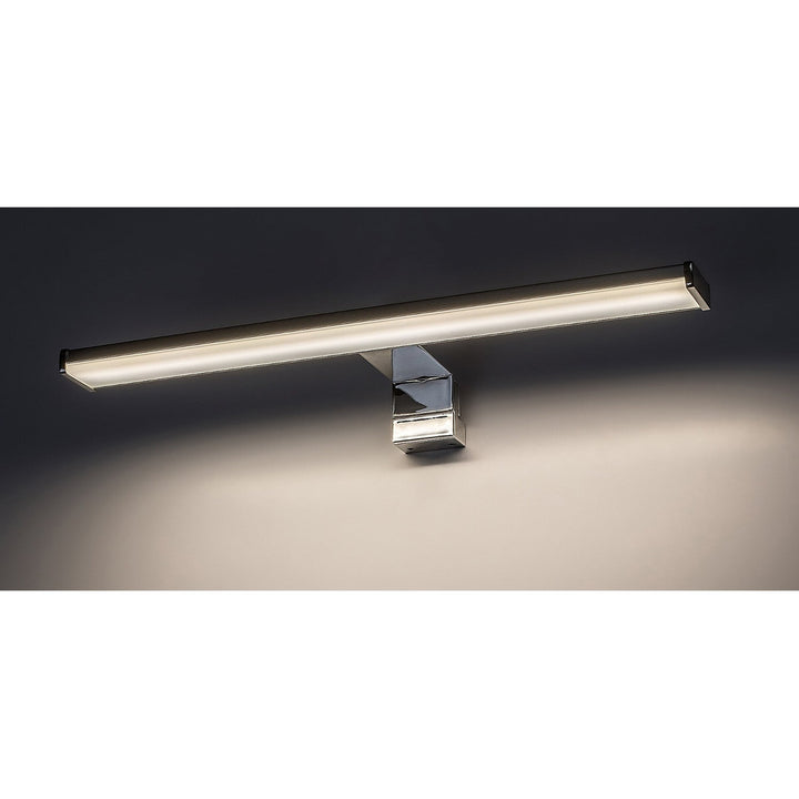 Rabalux badeværelseslampe, 8W LED, IP44, forkromet design, Levon