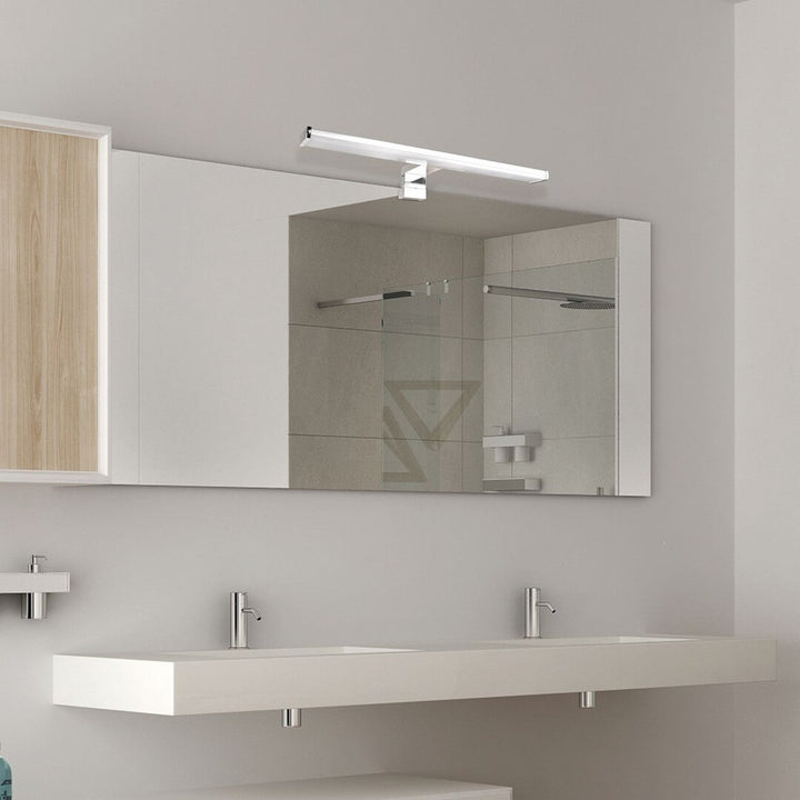 Rabalux badeværelseslampe, 8W LED, IP44, forkromet design, Levon