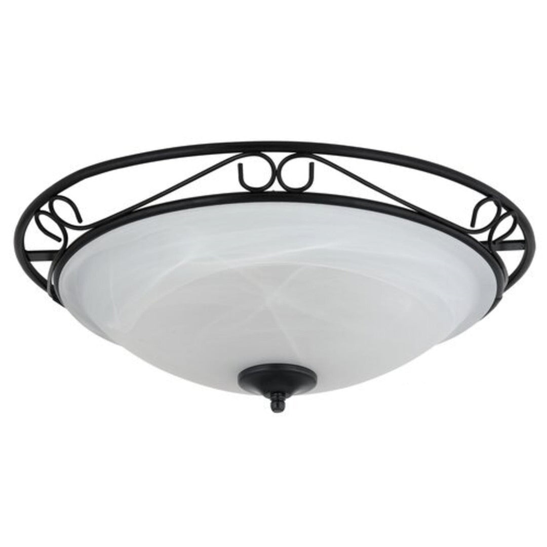 Rabalux loftslampe, 3xE27, metal, sort, Athen