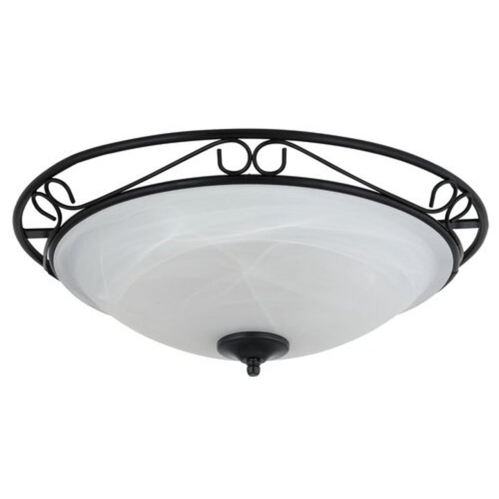 Rabalux loftslampe, 3xE27, metal, sort, Athen