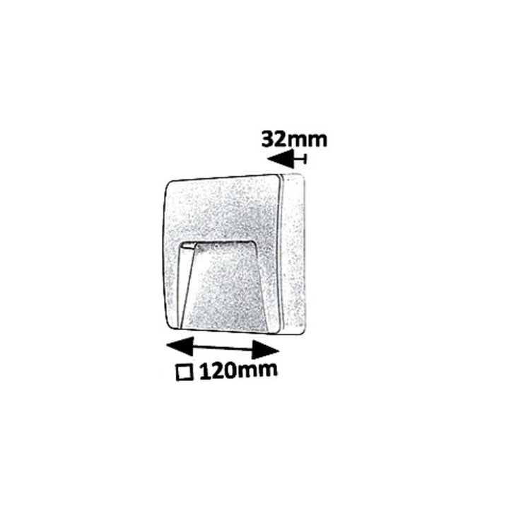 Rabalux væglampe, udendørs, IP65, LED 3W, hvid, Trento