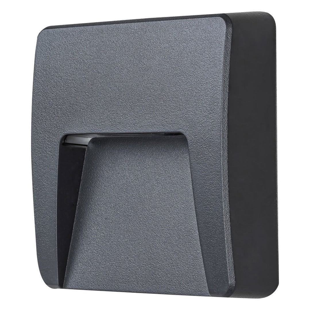 Rabalux væglampe, udendørs, IP65, LED 3W, antracit, Trento